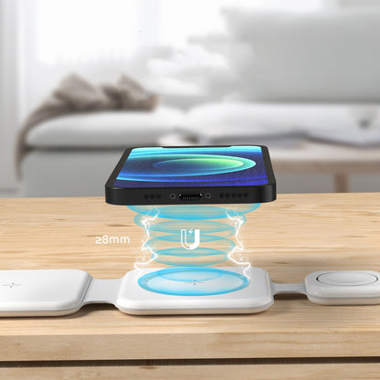 Revolutionary 3-in-1 Magnetic Foldable Wireless Charging Station for All Your Devices