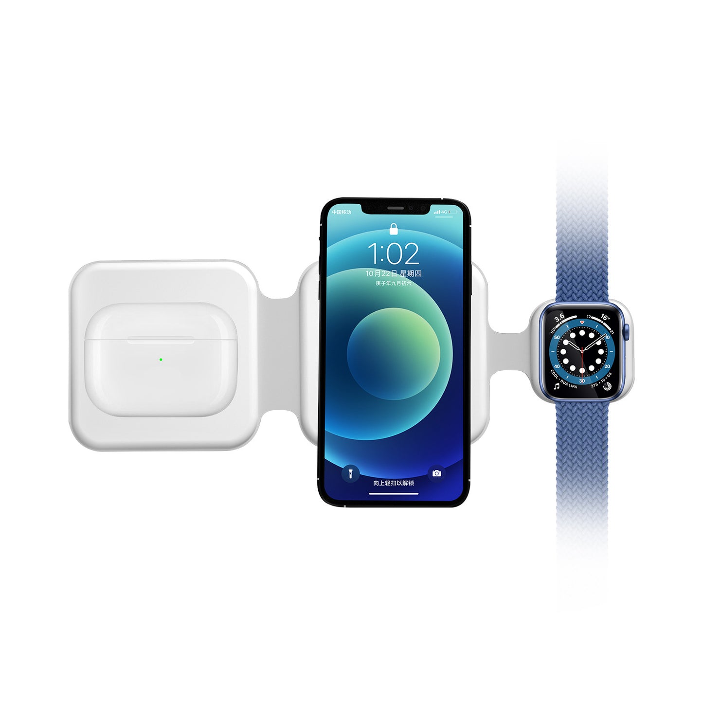 Revolutionary 3-in-1 Magnetic Foldable Wireless Charging Station for All Your Devices