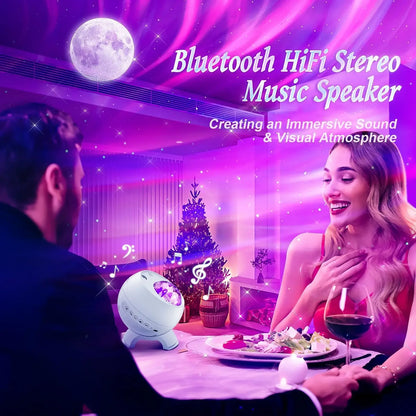Transform Your Space with the Galaxy Projector Northern Lights - Enchanting Starry Sky Night Light for Bedroom and Gaming Room, Perfect Gift for Kids and Adults